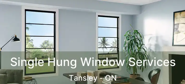  Single Hung Window Services Tansley - ON