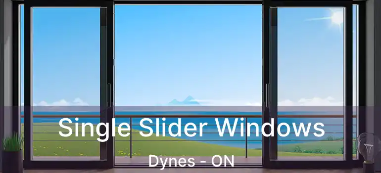  Single Slider Windows Dynes - ON
