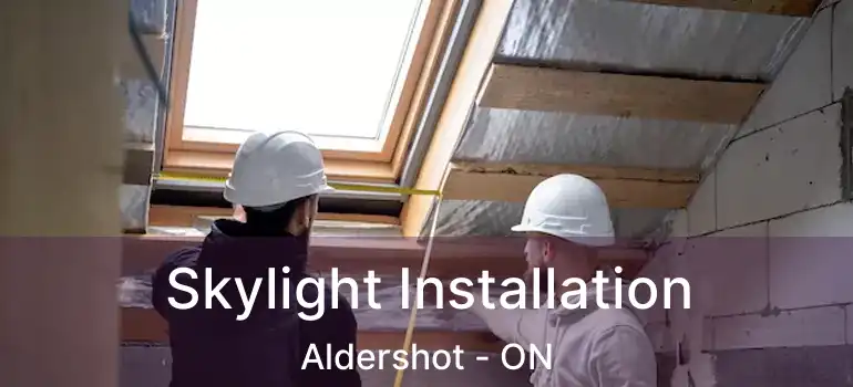  Skylight Installation Aldershot - ON