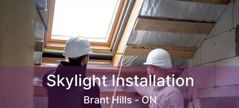  Skylight Installation Brant Hills - ON