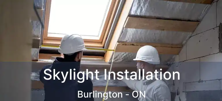  Skylight Installation Burlington - ON