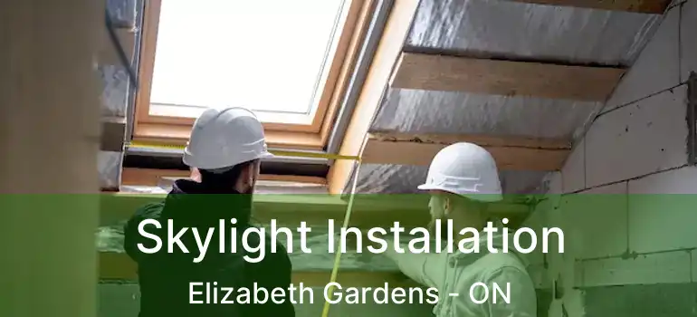  Skylight Installation Elizabeth Gardens - ON