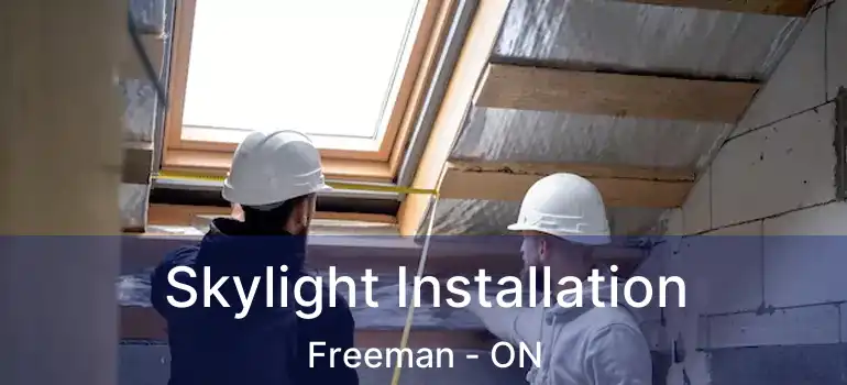  Skylight Installation Freeman - ON