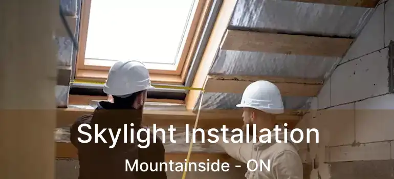  Skylight Installation Mountainside - ON