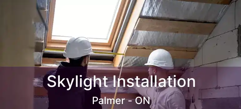  Skylight Installation Palmer - ON