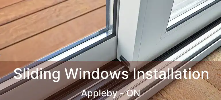  Sliding Windows Installation Appleby - ON