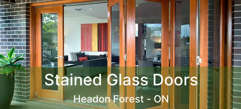  Stained Glass Doors Headon Forest - ON
