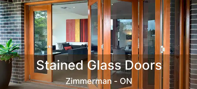  Stained Glass Doors Zimmerman - ON