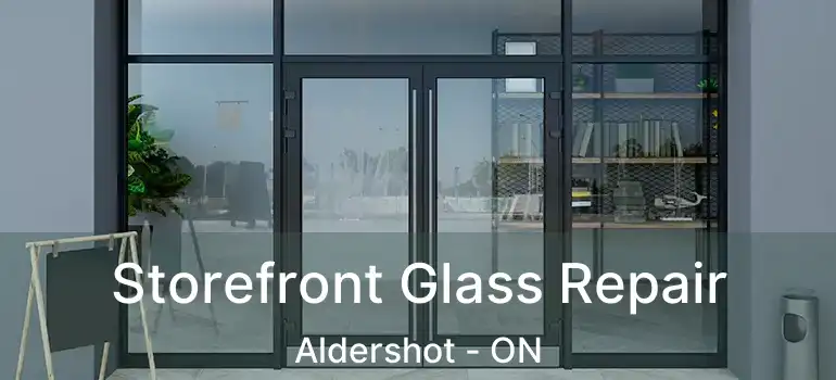  Storefront Glass Repair Aldershot - ON