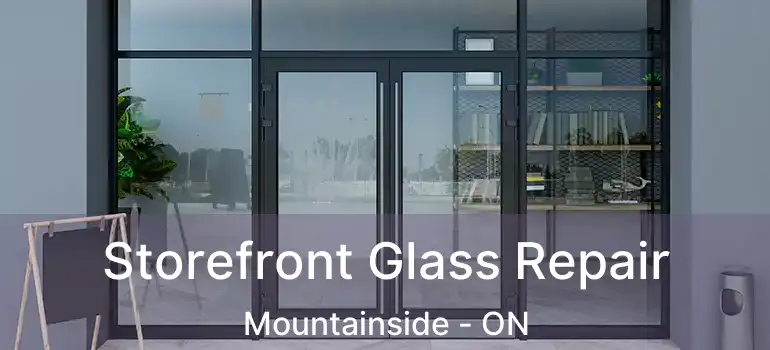  Storefront Glass Repair Mountainside - ON