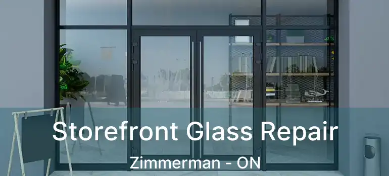  Storefront Glass Repair Zimmerman - ON
