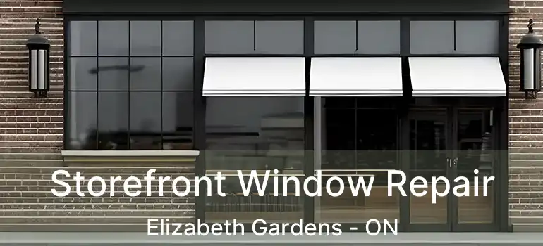  Storefront Window Repair Elizabeth Gardens - ON