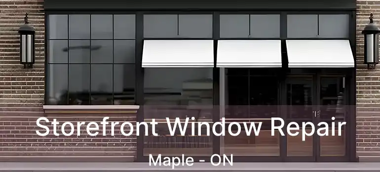  Storefront Window Repair Maple - ON