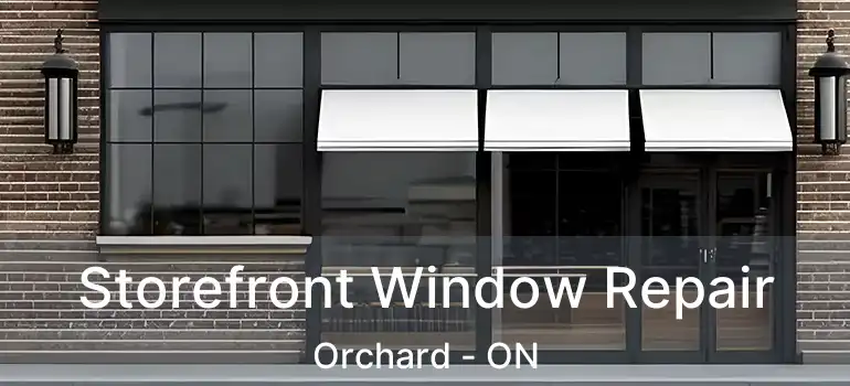  Storefront Window Repair Orchard - ON