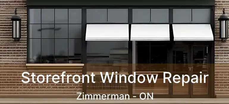  Storefront Window Repair Zimmerman - ON