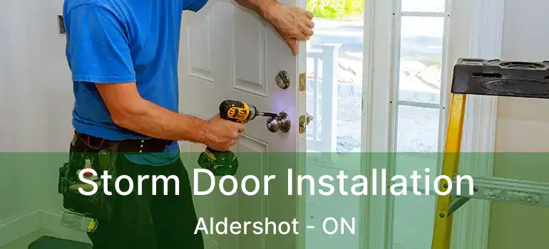  Storm Door Installation Aldershot - ON