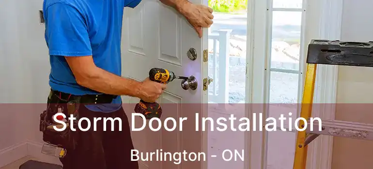 Storm Door Installation Burlington - ON
