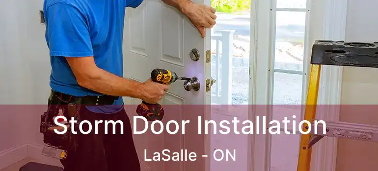  Storm Door Installation LaSalle - ON