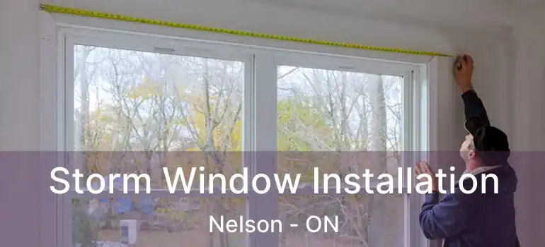  Storm Window Installation Nelson - ON