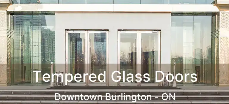  Tempered Glass Doors Downtown Burlington - ON