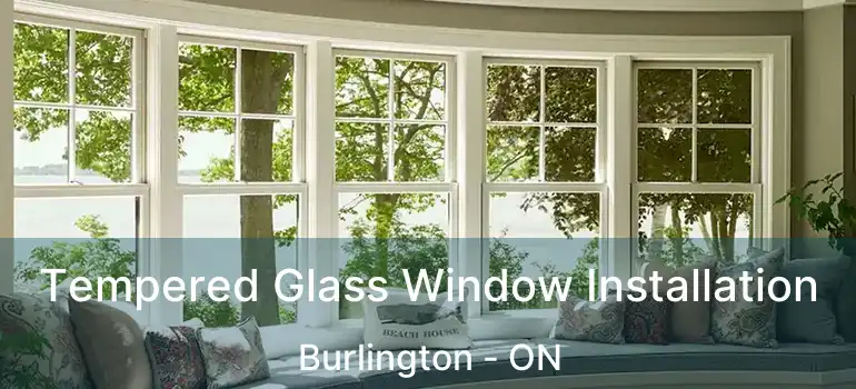  Tempered Glass Window Installation Burlington - ON