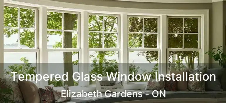  Tempered Glass Window Installation Elizabeth Gardens - ON