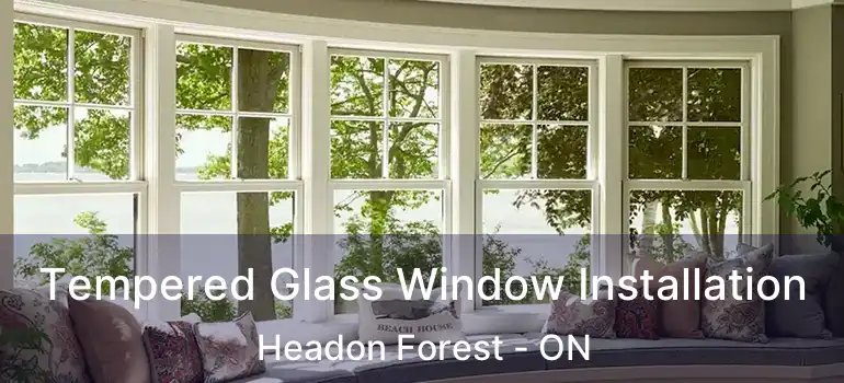  Tempered Glass Window Installation Headon Forest - ON