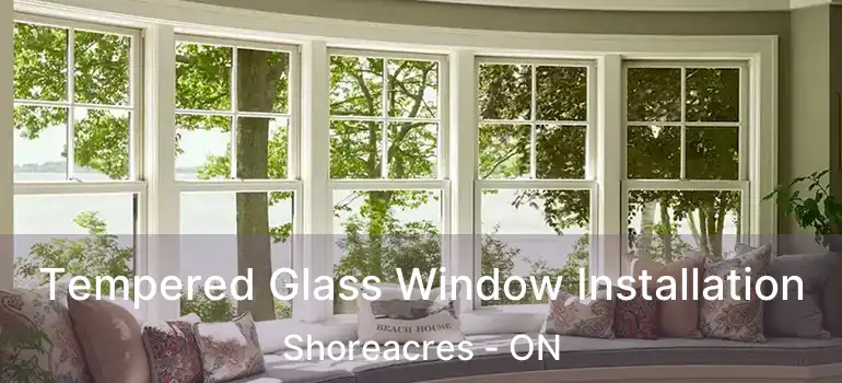  Tempered Glass Window Installation Shoreacres - ON