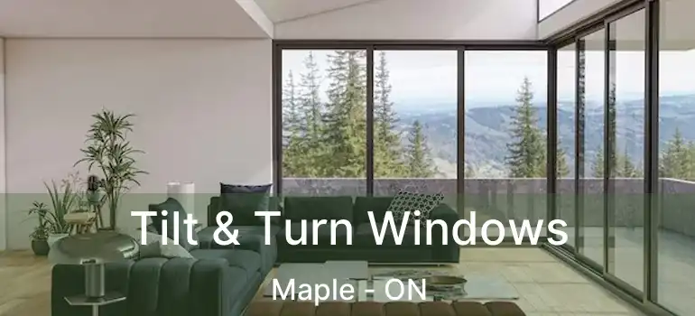  Tilt & Turn Windows Maple - ON