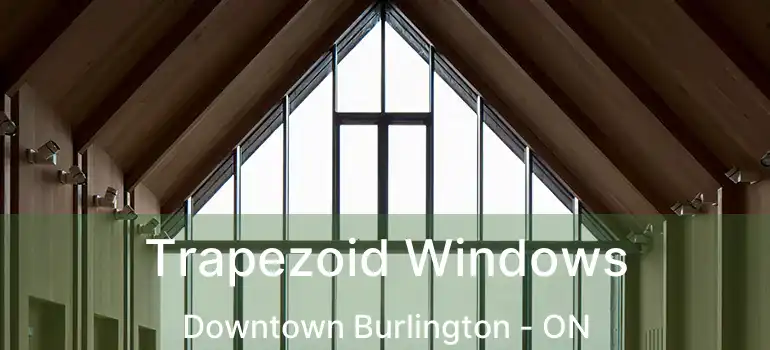  Trapezoid Windows Downtown Burlington - ON