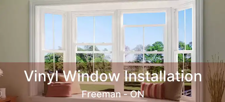  Vinyl Window Installation Freeman - ON