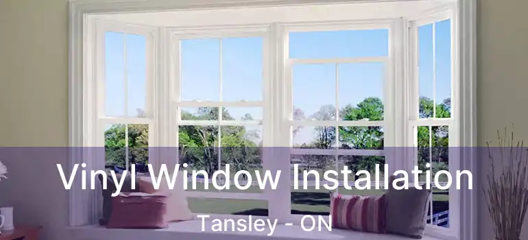  Vinyl Window Installation Tansley - ON