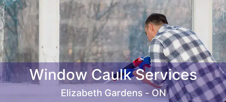  Window Caulk Services Elizabeth Gardens - ON
