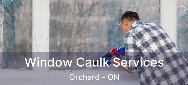  Window Caulk Services Orchard - ON