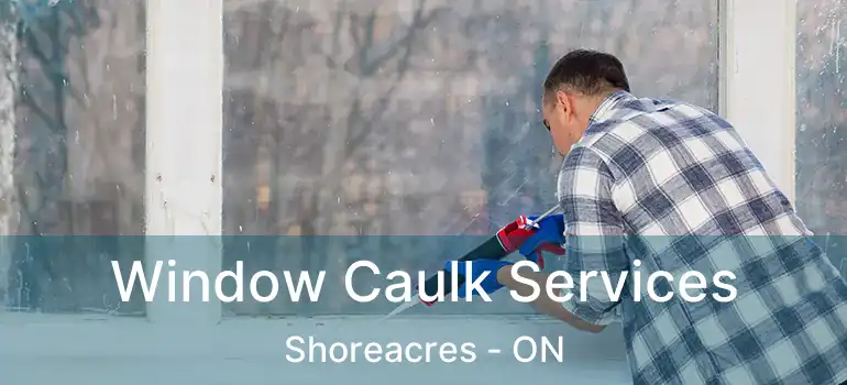  Window Caulk Services Shoreacres - ON