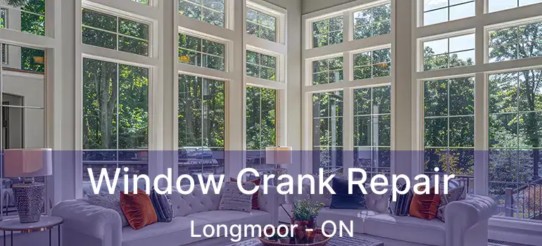  Window Crank Repair Longmoor - ON
