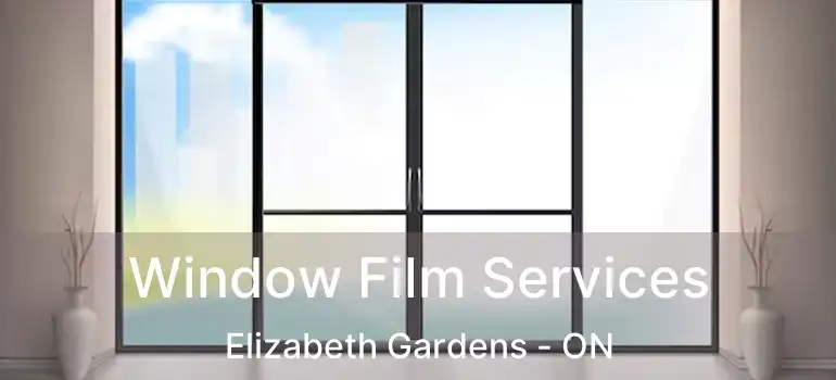  Window Film Services Elizabeth Gardens - ON