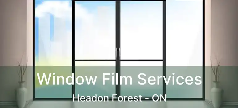  Window Film Services Headon Forest - ON