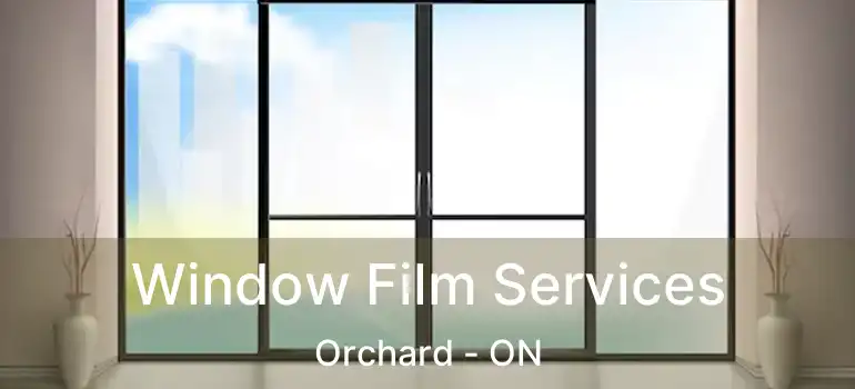  Window Film Services Orchard - ON