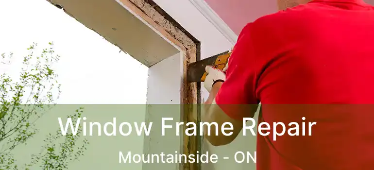  Window Frame Repair Mountainside - ON