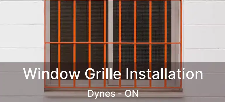  Window Grille Installation Dynes - ON