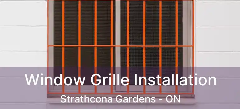  Window Grille Installation Strathcona Gardens - ON