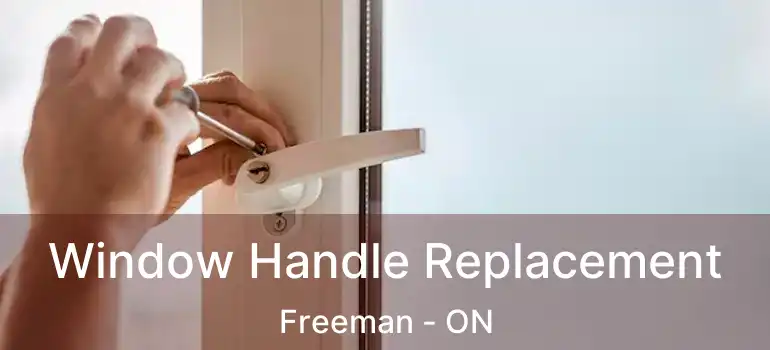  Window Handle Replacement Freeman - ON