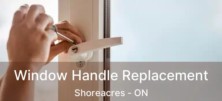  Window Handle Replacement Shoreacres - ON