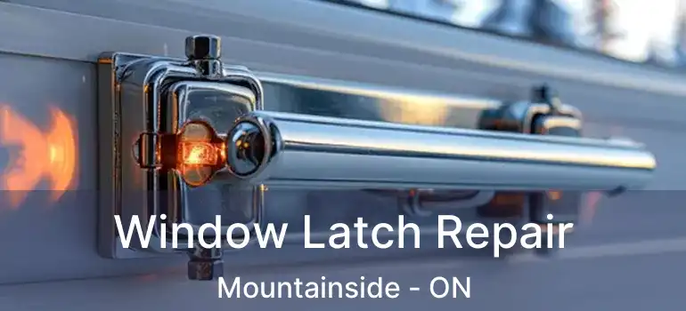  Window Latch Repair Mountainside - ON
