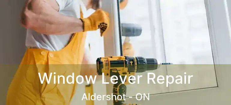  Window Lever Repair Aldershot - ON