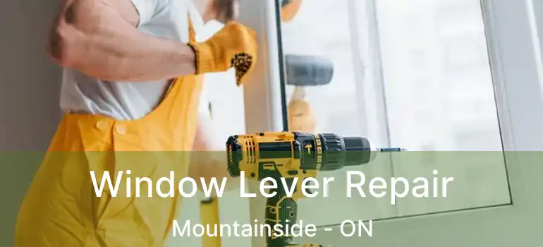  Window Lever Repair Mountainside - ON