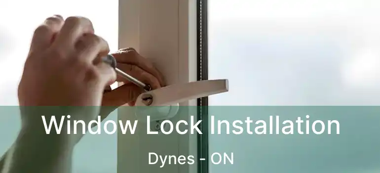  Window Lock Installation Dynes - ON