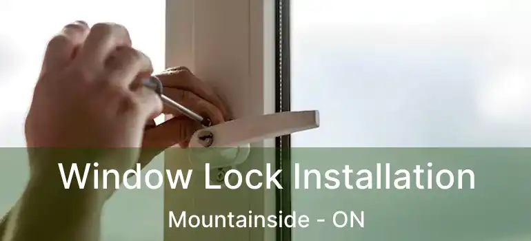  Window Lock Installation Mountainside - ON