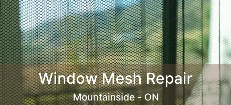  Window Mesh Repair Mountainside - ON